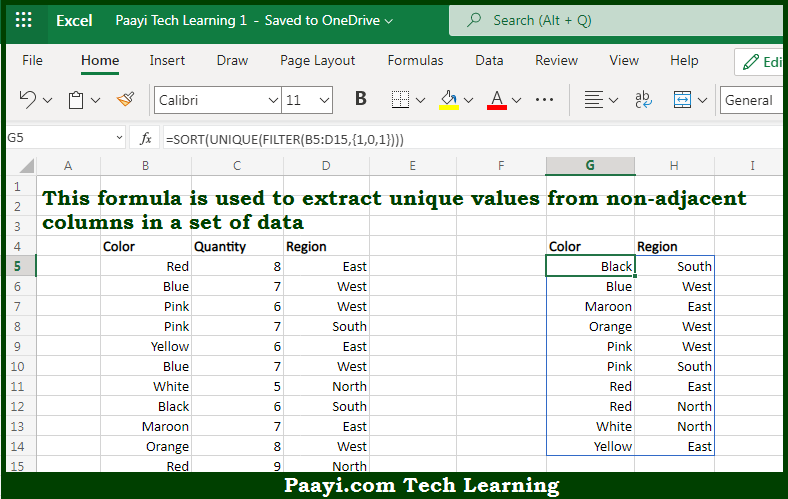 how-to-get-unique-values-with-non-adjacent-columns-in-microsoft-excel