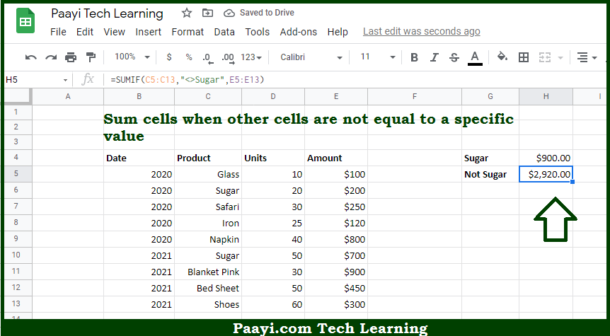 learn-how-to-sum-if-cells-are-not-equal-to-in-google-sheets-paayi