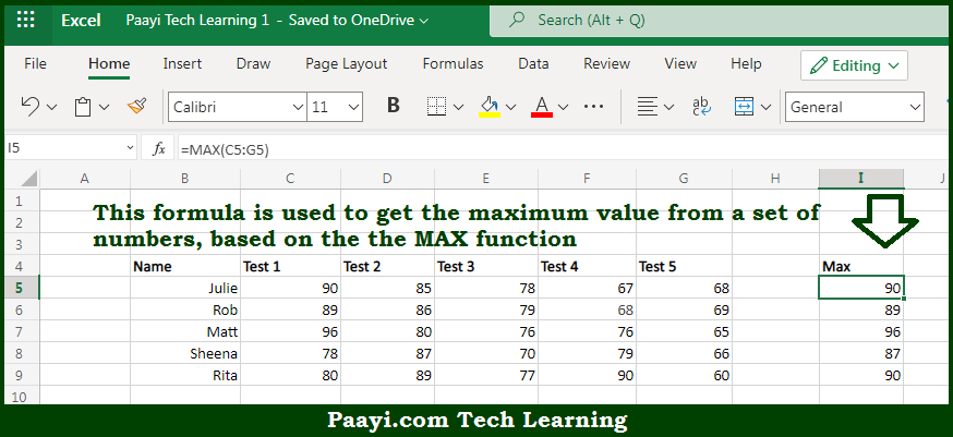 Excel Vba Get Maximum Value In Column