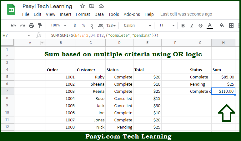 google-sheets-sumifs-sum-functions-intro-tutorial-in-tamil-youtube