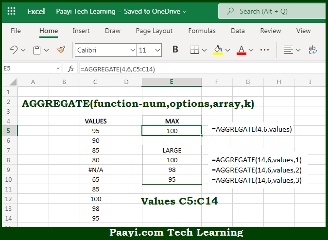 learn-how-to-use-microsoft-excel-aggregate-function-paayi-tech