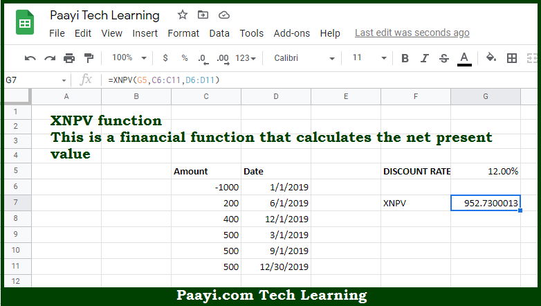 learn-how-to-use-google-sheets-xnpv-function-paayi-tech