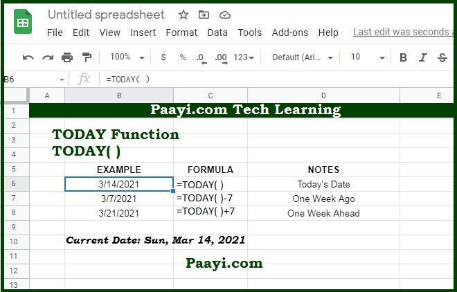 learn-how-to-use-google-sheets-today-function-paayi-tech