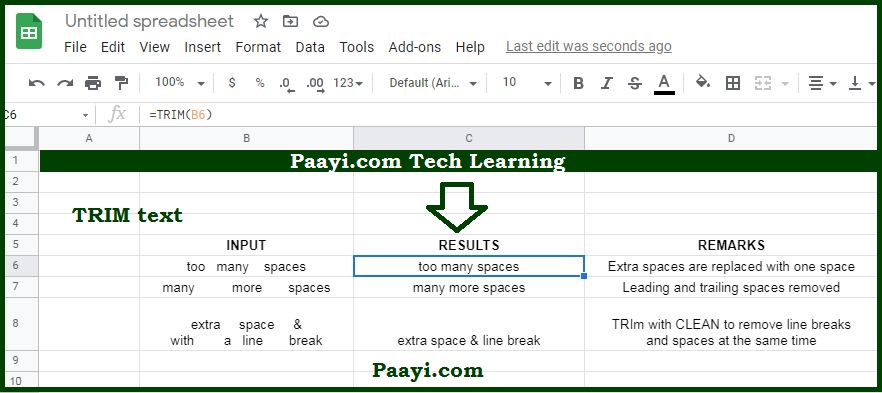 learn-how-to-use-google-sheets-trim-function-paayi-tech