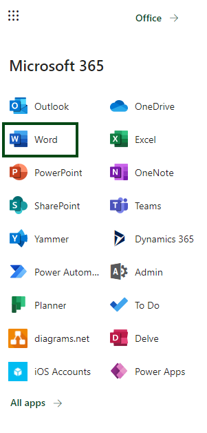 Learn How To Open Microsoft Office 365 Word Inside Browser Paayi
