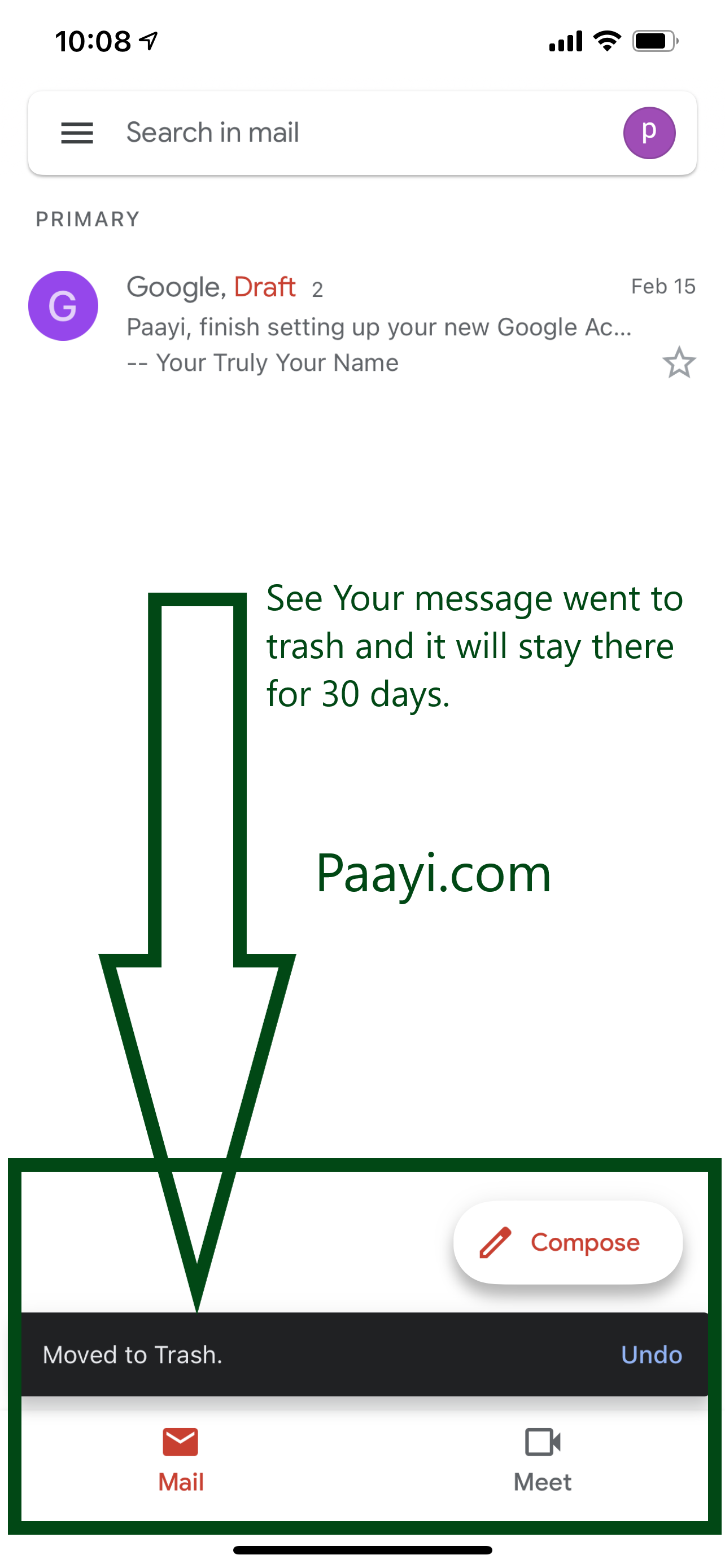 How to Delete Email Permanently From Your Gmail App In iPhone or iPad?