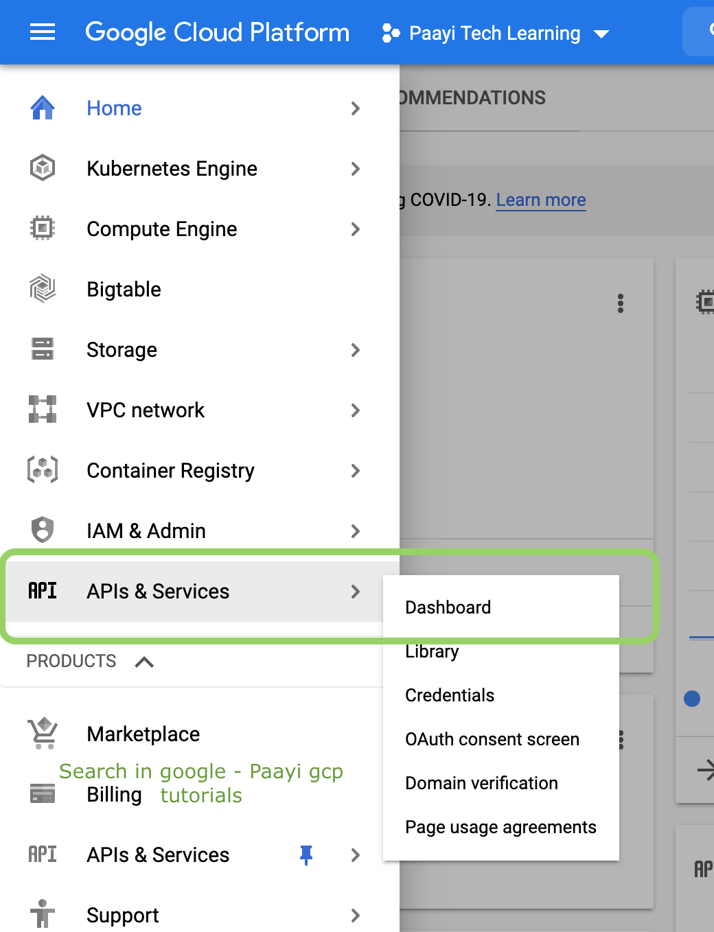 Gmap Api Console